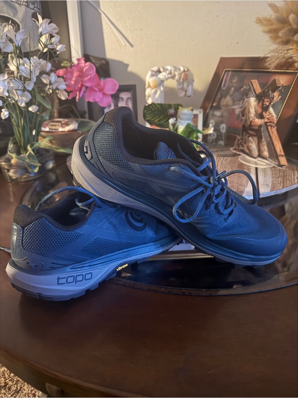 Topo Designs Terraventure 4 Navy/Black Trail Sneakers - Picture 2 of 10